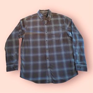 Banana Republic Luxe Flannel Slim Fit size L men’s blue